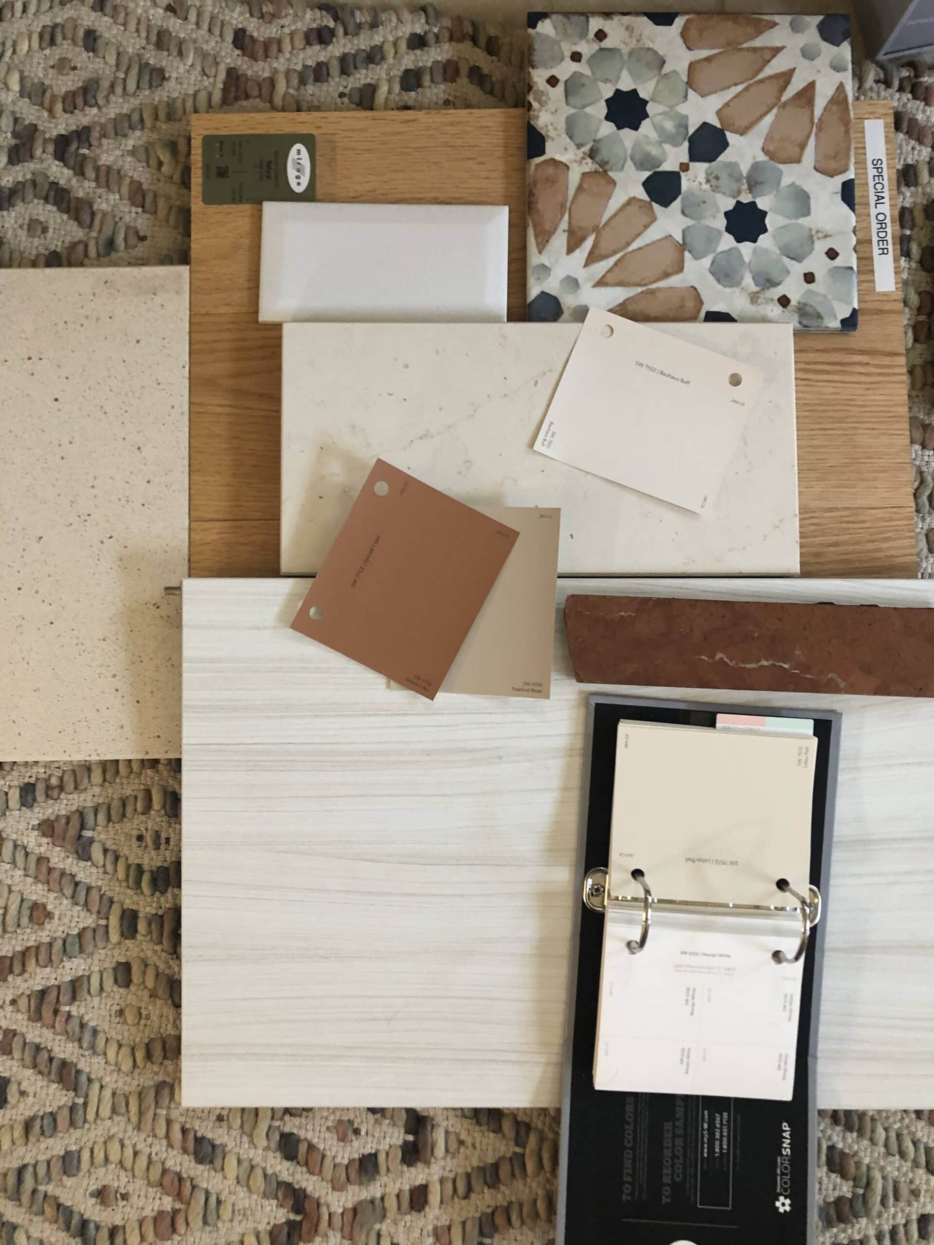 The Sedona Style Method 5 material board interior sedona style by dana cavanaugh designs