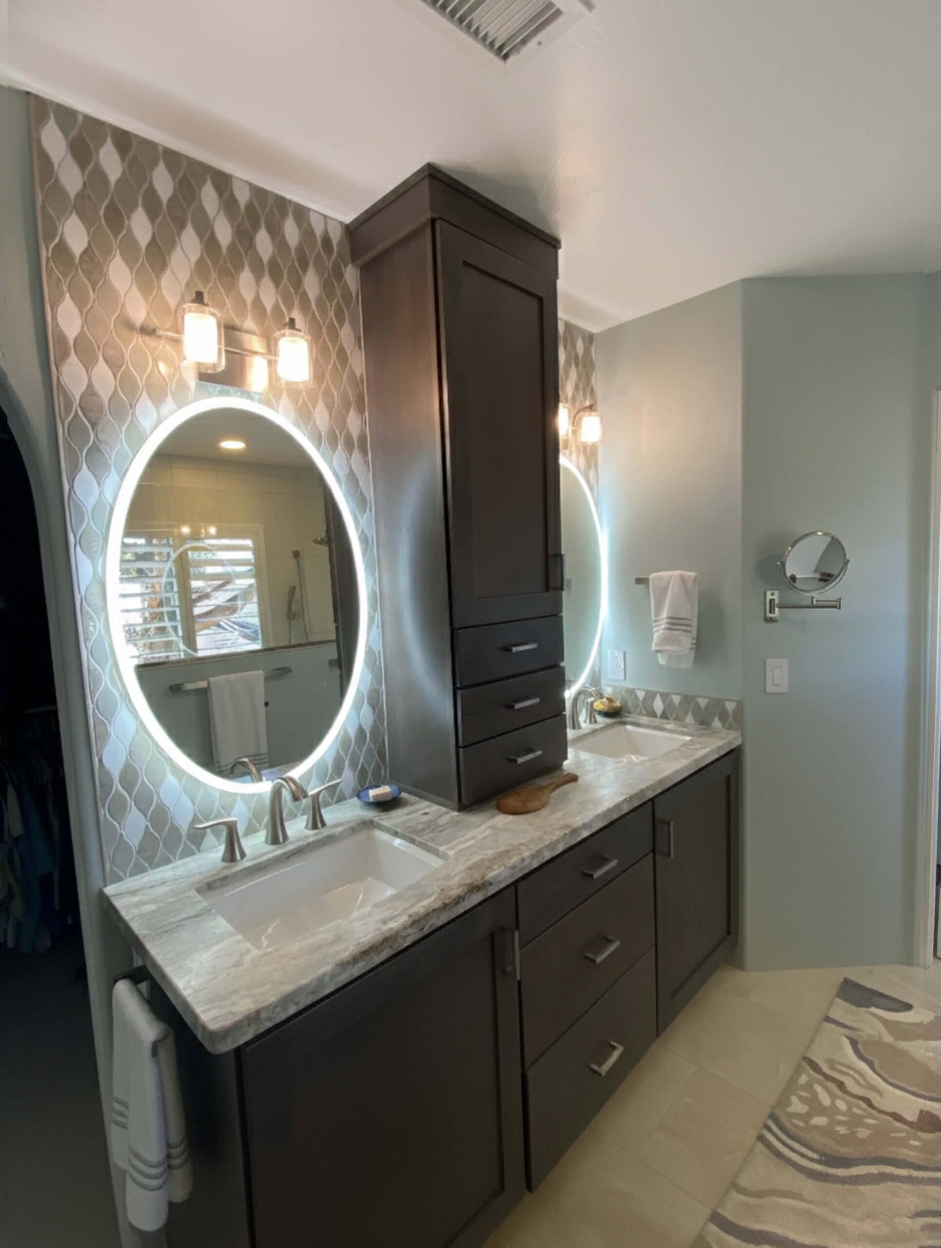 Full-Service Interior Design 2 double vanity interior design by sedona style