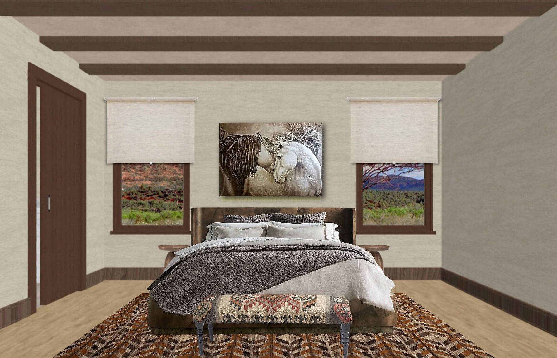sedona style bedroom