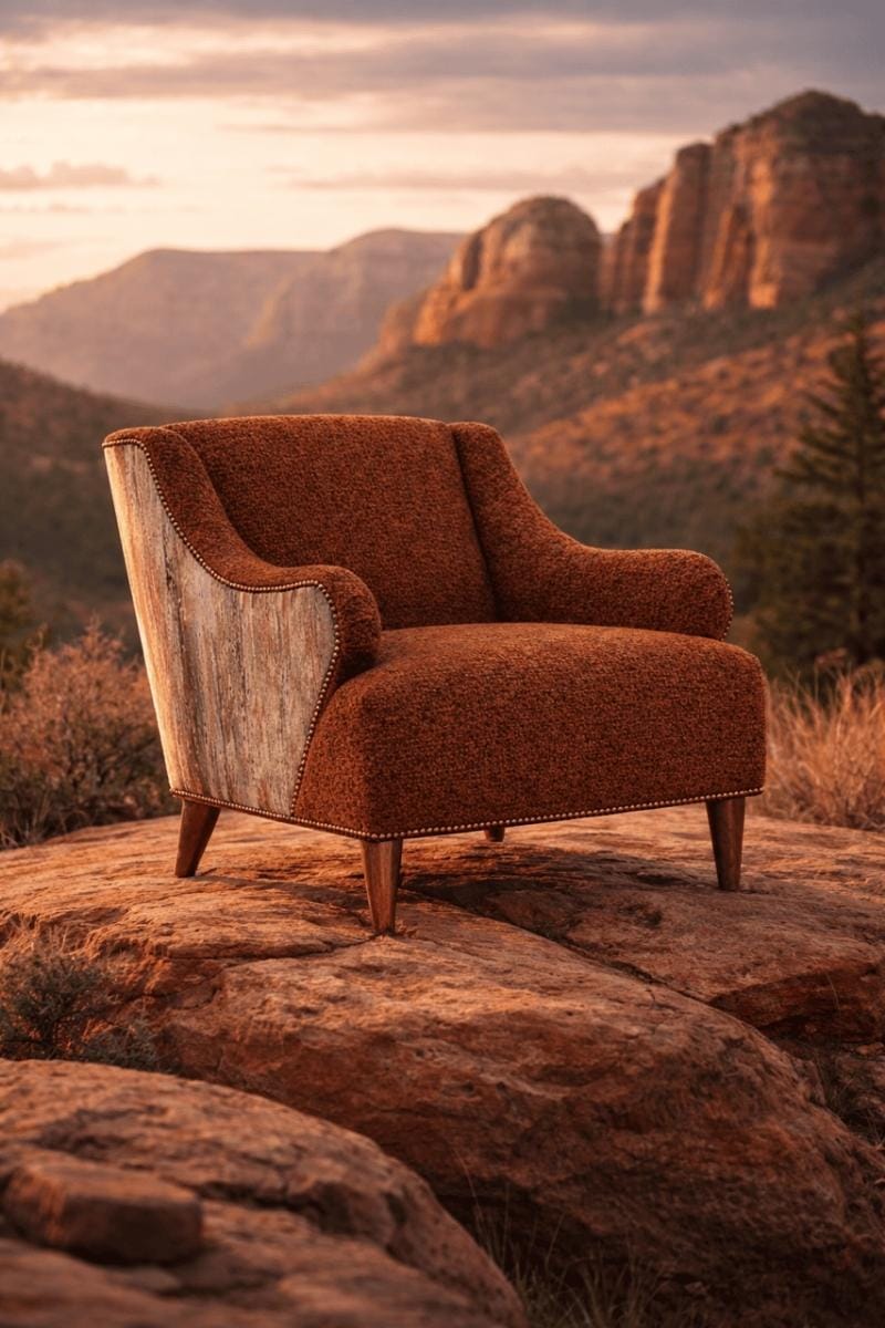 Red Earth Chair by Sedona Style Dana Cavanaugh Designs